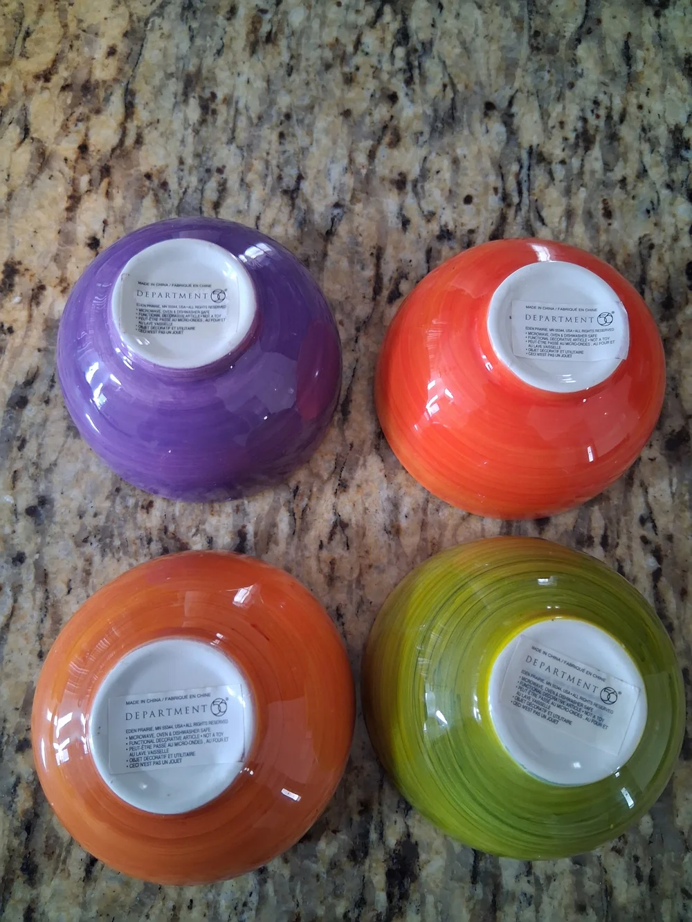 Department 56 bowls are